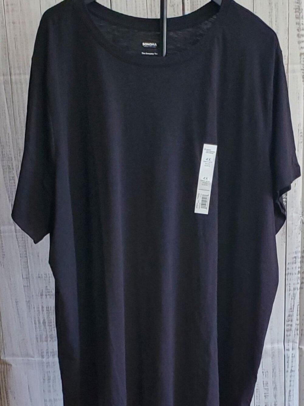 Sonoma Goods Everyday Tee Plus Size 4X Short Sleeve NWT